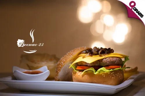 For QR35 Experience Delicious Food and Drinks for TWO at Avenue 23! (QR70 Value)